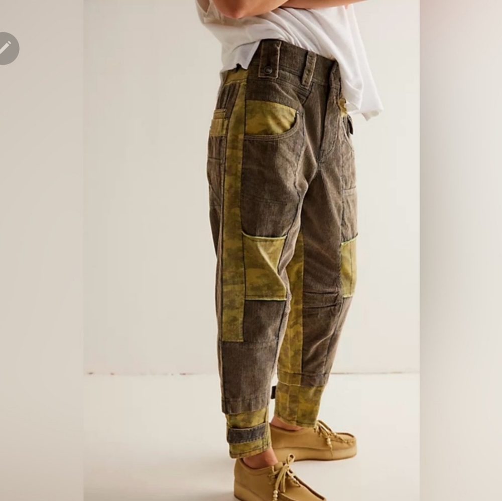 Free People We The Free Rhodes Patched Utility Pants - Picture 4 of 16